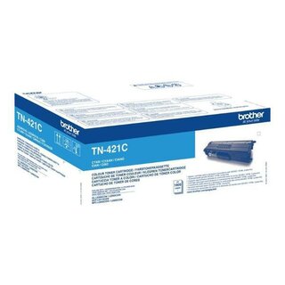 Toner Brother TN421C, Reichweite: 1.800 Seiten, cyan