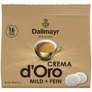 Kaffeepads Dallmayr Crema D Oro Mild + Fein 16St