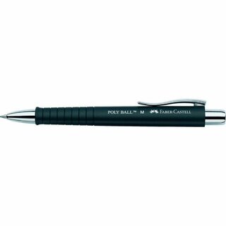 Kugelschreiber Faber-Castell 241199, POLY BALL, M, 0,5 mm, blau