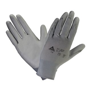 Mechanikschutzhandschuhe Hase 5095 PU, Größe 11, grau, 1...