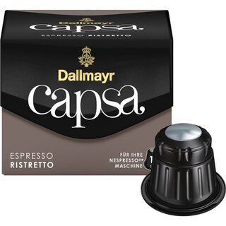 Capsa Kapseln Espresso Ristretto, grau, 10 Stück