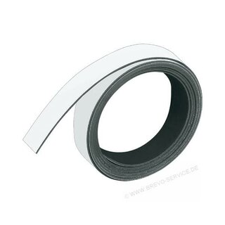 Franken M802-09 Magnetisches Band 10mm x 1 m, weiß