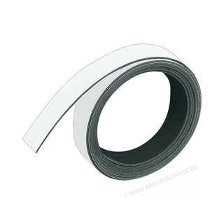 Franken M802-09 Magnetisches Band 10mm x 1 m, wei