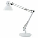 Architektenlampe Alba ARCHI BC, Doppelarm, recycelbar, wei