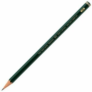 Bleistift Faber-Castell 119000 9000, Hrtegrad: HB, grn lackierter Schaft