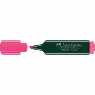Textmarker Faber-Castell 48NF, 1-5mm, nachfüllbar, rosa