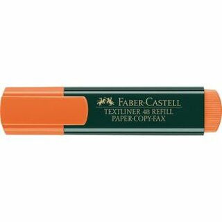 Textmarker Faber-Castell 48NF, 1-5mm, nachfllbar, orange