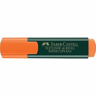 Textmarker Faber-Castell 48NF, 1-5mm, nachfüllbar, orange