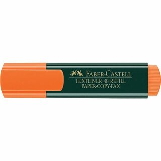 Textmarker Faber-Castell 48NF, 1-5mm, nachfllbar, orange