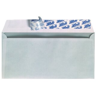 Briefumschl�ge, DIN lang, 110x220mm, ohne Fenster, HK, wei�, 500St
