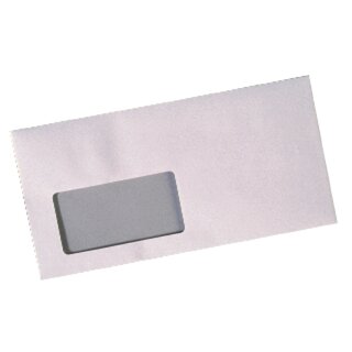 Briefumschl�ge DIN lang, mit Fenster, HK, 80g, wei�, 500 St�ck