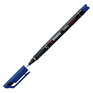 OHP-Stift Stabilo 841 SF, wasserfest, Strichstrke: 0,4mm, blau