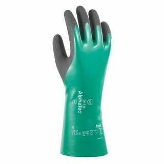 Handschuhe Ansell 58-735, Alphatec, Chemikalien/ Schnittschu., Gre: 11, 1 Paar