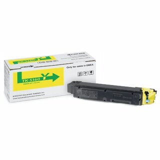 Toner Kyocera TK-5160Y, Reichweite: 6.000 Seiten, gelb