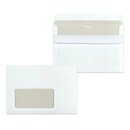 Briefumschl�ge C6, mit Fenster, SK, 75g, wei�, 100 St�ck