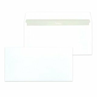 Neutral Briefumschlge DIN lang, ohne Fenster, HK, 80g, wei, 100 Stck