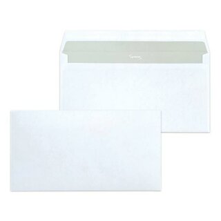 Kompaktumschl�ge 125 x 235mm, ohne Fenster, HK, 80g, wei�, 100 St�ck