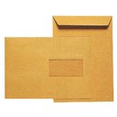 Versandtaschen, C5, mit Fenster, SK, 90g, braun, 100 St�ck