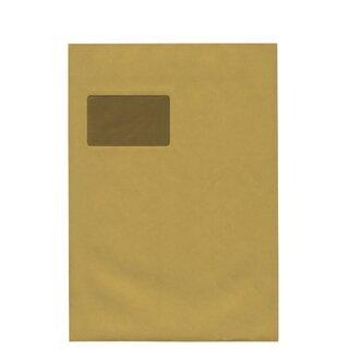 Comby Versandtaschen C4, mit Fenster, SK, 100g, braun,...