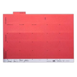 Reiter Mappei 405002, selbstklebend, 55mm, rot, 100 Stück