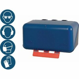 Aufbewahrungsbox SecuBox Mini, blau, Mae: 236x120x120mm, 1 Stck