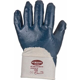 Mehrzweckhandschuhe Stronghand Bluestar, Nitril, Gre 11, blau, 12 Paar