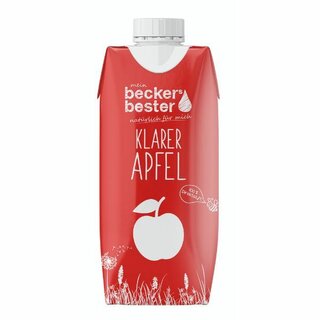 Apfelsaft Beckers Bester, klar, 0,33l Tetrapack, 12 Stck