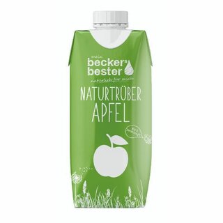 Apfelsaft Beckers Bester, naturtrb, 0,33l Tetrapack, 12 Stck