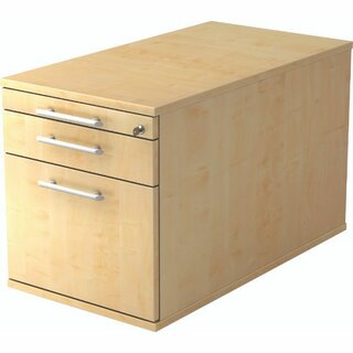 Rollcontainer VTC20, 1 Schub, Höhe: 51,2cm, ahorn