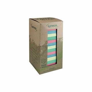Haftnotizen Global Notes 5644, Z-Notes, 75 x 75mm, recycling, sortiert, 16Blcke