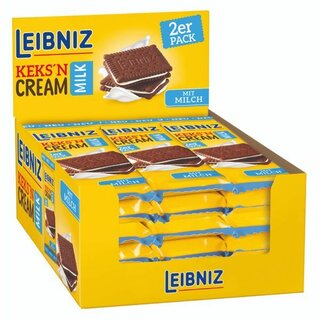 Bahlsen Gebäck 36080, Keks n Cream, 18 x 2 Stück