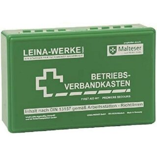 Betriebsverbandskasten Leina 20000 DIN 13157 grün