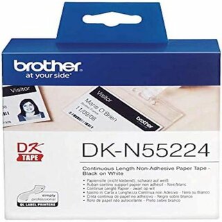 Papierband Brother DK-N55224, nicht klebend, 54mm x 30,48m, wei