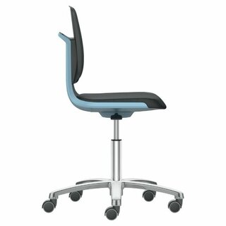 Hoher Drehstuhl Labsit Fresh 9123, Sitzhöhe 45-65cm, blau