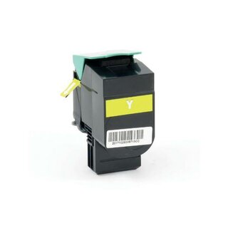 TS Toner kompatibel mit Lexmark 80C2XYE, für CX510, gelb