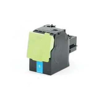 TS Toner kompatibel mit Lexmark 80C2XCE, für CX510, cyan