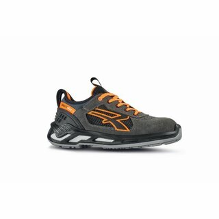 Sicherheitsschuhe U-Power Ryder S1P ESD, Gre: 44, grau / orange