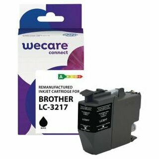 Tintenpatrone WECARE, kompatibel zu Brother LC-3217BK, 550 Seiten, schwarz