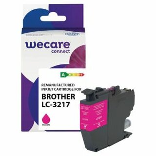 Tintenpatrone WECARE, kompatibel zu Brother LC-3217M, 550 Seiten, magenta