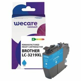 Tintenpatrone WECARE, kompatibel zu Brother LC-3219XLC, 1500 Seiten, cyan