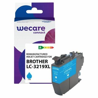 Tintenpatrone WECARE, kompatibel zu Brother LC-3219XLC, 1500 Seiten, cyan