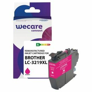 Tintenpatrone WECARE, kompatibel zu Brother LC-3219XLM, 1500 Seiten, magenta