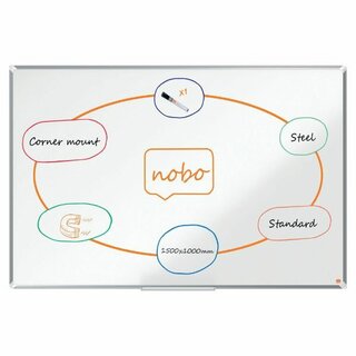 Whiteboard Nobo 1915158 Premium Plus Stahl, 150 x 100 cm