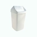 Schwingdeckeleimer 25 Liter, wei