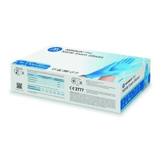 Einweghandschuhe AMABILIA PRO Nitril, Größe: M, blau, 100...