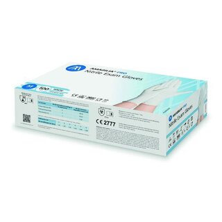 Einweghandschuhe AMABILIA PRO Nitril, Größe: M, weiß, 100...