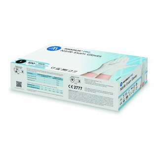 Einweghandschuhe AMABILIA PRO Nitril, Größe: L, weiß, 100...