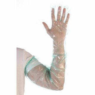 Einmalhandschuhe HYGOSTAR 2621, grn, Lnge 90 cm, Einheitsgre, 50 Stck