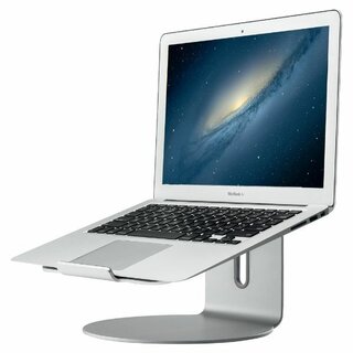 Drehbarer Laptophalter Alba MHROLAP, bis 17 Zoll, ergonomisch, Aluminium