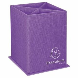 Stifthalter Exacompta 67858D, Teksto, 4 Fcher, RC Karton, violett